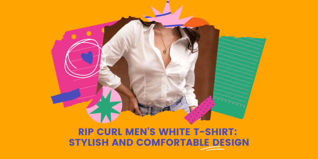 Rip Curl Men's White T-Shirt Stylish and Comfortable Design